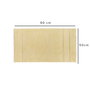 Mijölnir Toalla de Manos Amarillo 60% Algodón 40% Bambú 685 gr/m² Suave Absorbente 50x90 cm Confort Lujoso